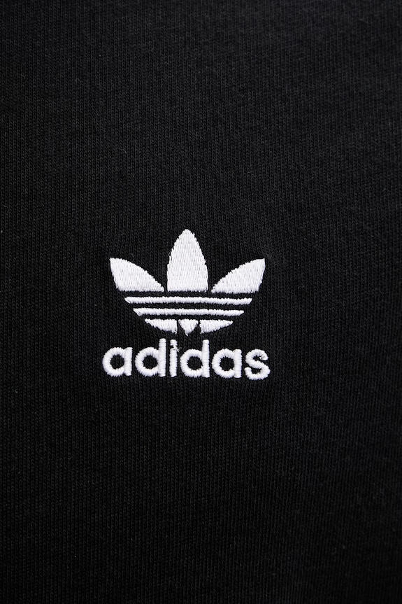 Βαμβακερό μπλουζάκι adidas Originals KD0691 μαύρο