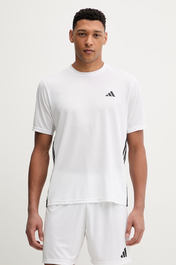 Tréningové tričko adidas Performance nášivka biela KD0699