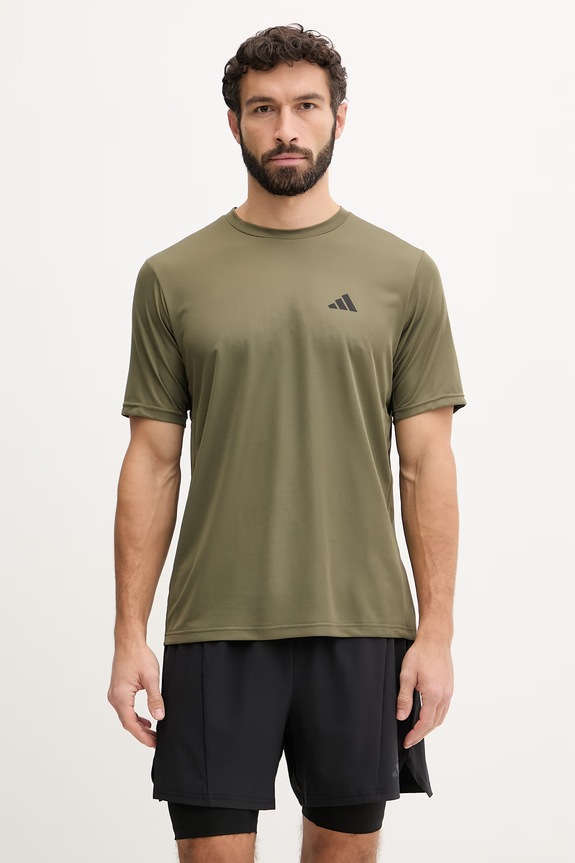 T-shirt προπόνησης adidas Performance κανονικό πράσινο KD5461
