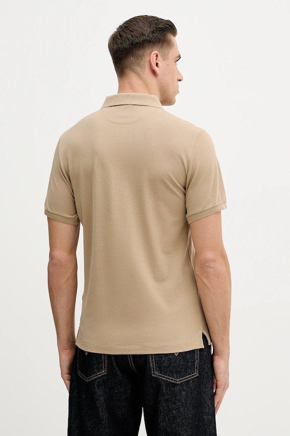 Îmbrăcăminte Hackett London polo de bumbac HM5600093 maro