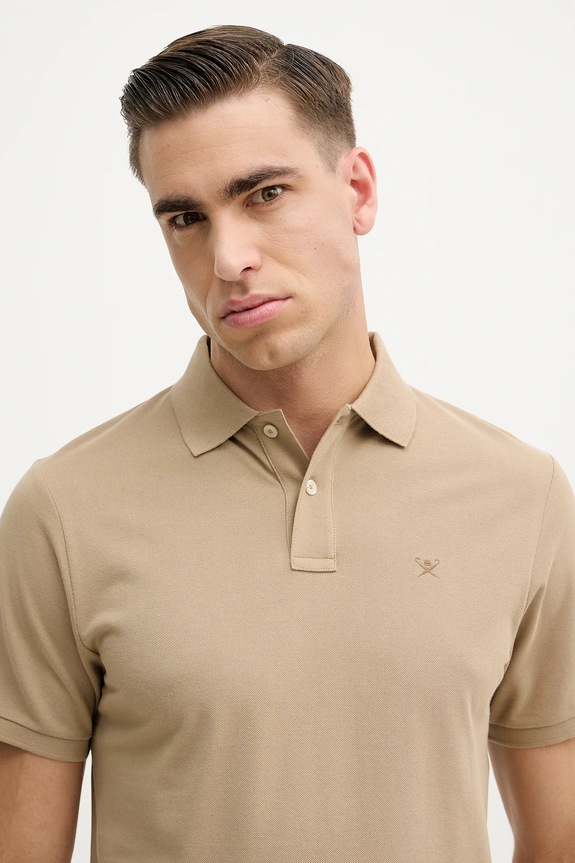 Hackett London polo de bumbac maro HM5600093
