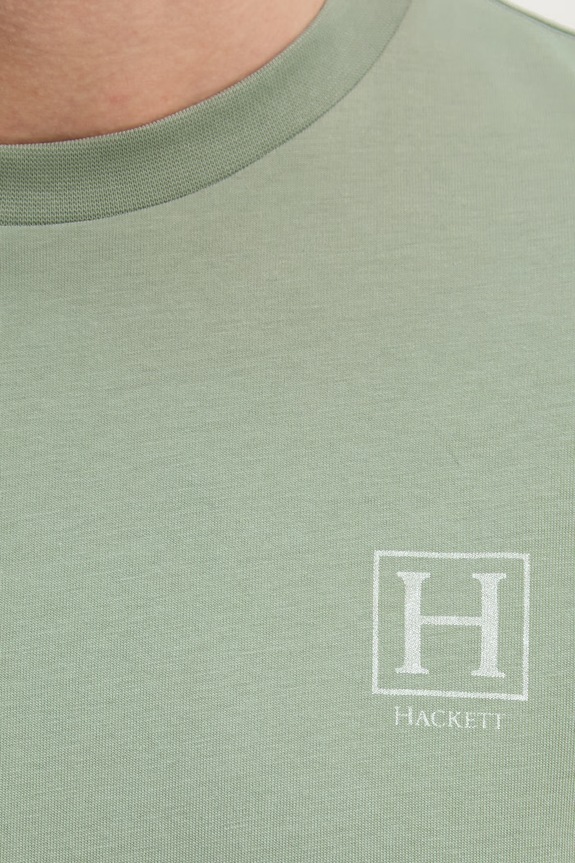 Hackett London tričko pánske bavlnené HM5000077 zelená