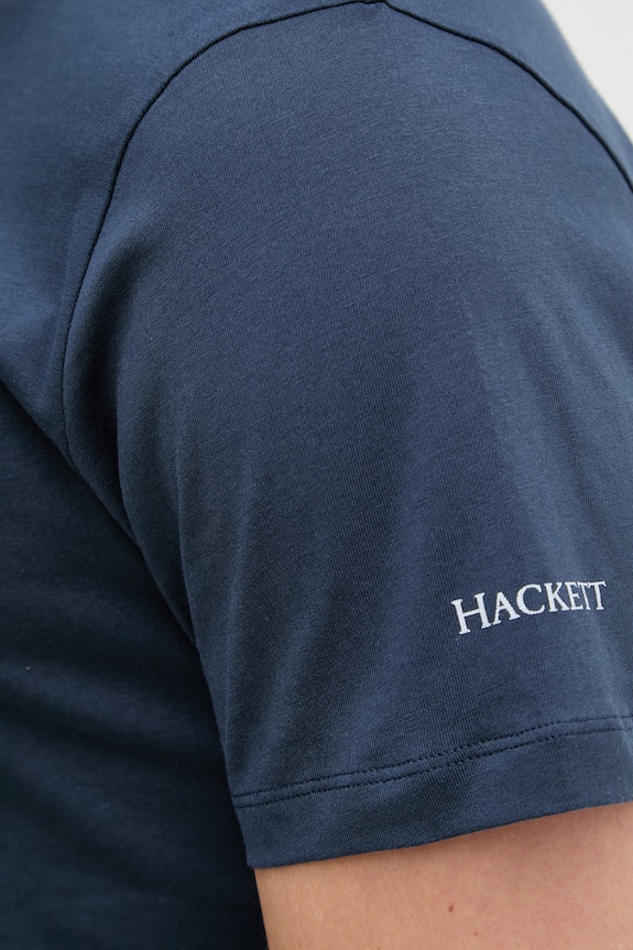 Hackett London tricou din bumbac HM5000083 bleumarin