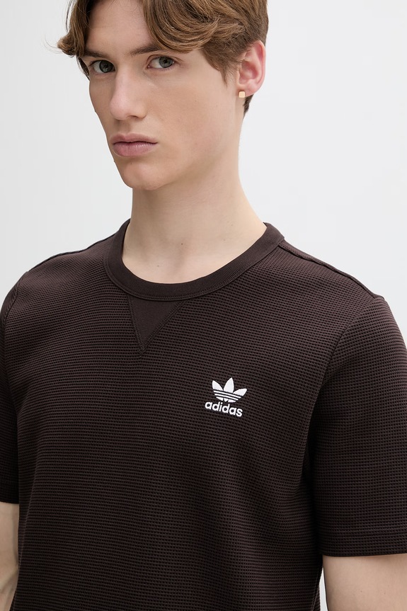 Tričko adidas Originals hnědá KE1136
