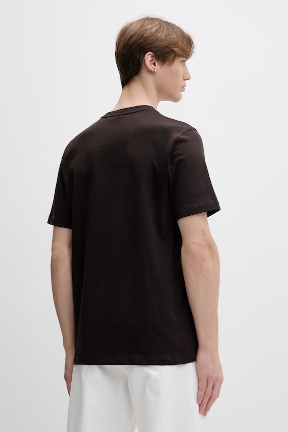 Ρούχα Βαμβακερό μπλουζάκι adidas Originals KE1146 καφέ