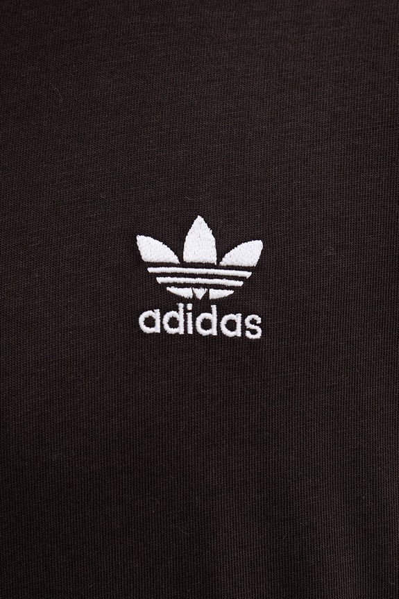 Βαμβακερό μπλουζάκι adidas Originals KE1146 καφέ