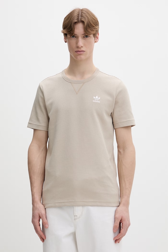 Μπλουζάκι adidas Originals slim μπεζ KE1180