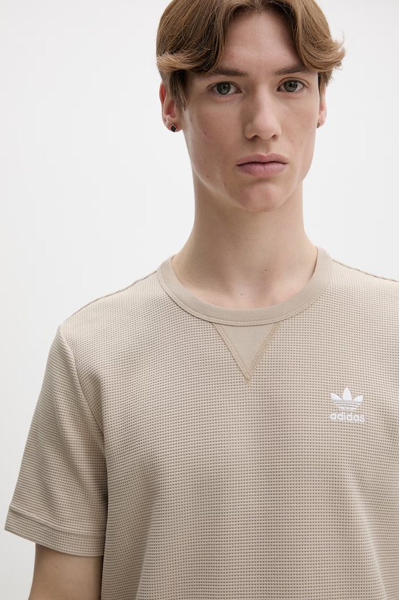 Μπλουζάκι adidas Originals μπεζ KE1180