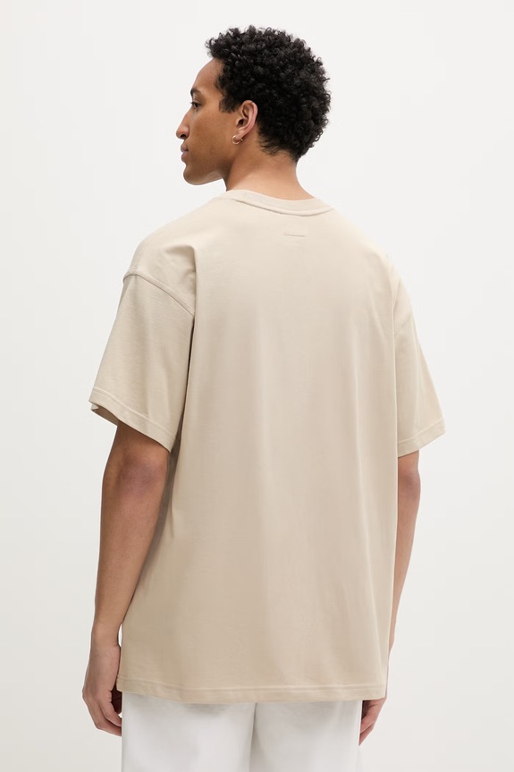 Odzież adidas Originals T-shirt męski bawełniany KE1185 beżowy