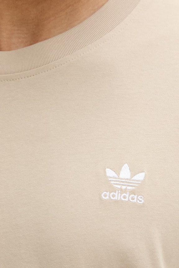 adidas Originals T-shirt męski bawełniany KE1185 beżowy
