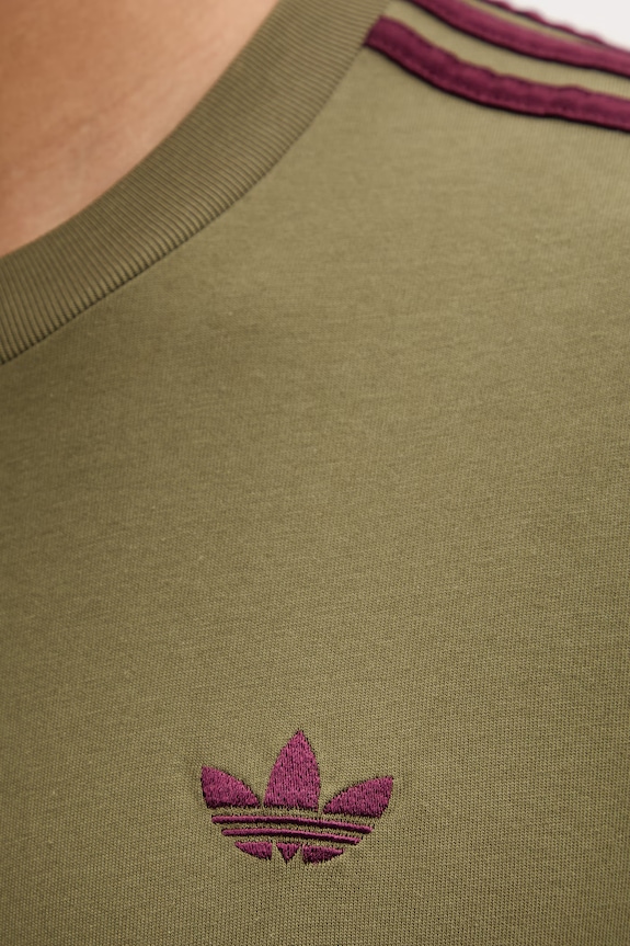 adidas Originals T-shirt męski bawełniany KE1590 zielony