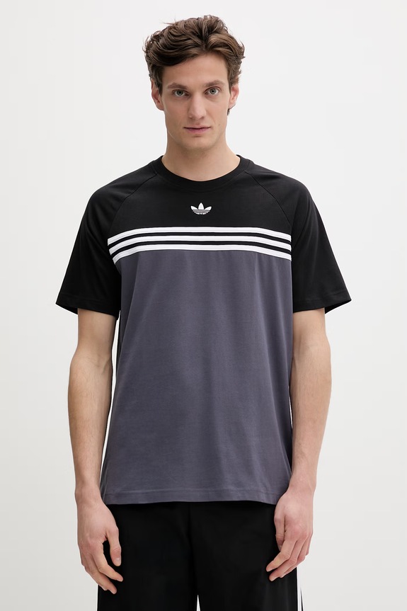 Бавовняна футболка adidas Originals regular фіолетовий KE2130