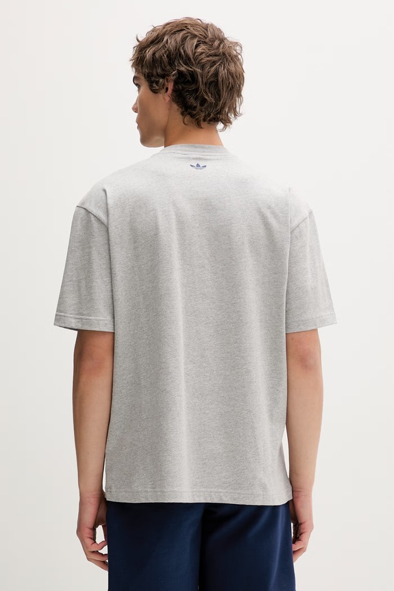 Odjeća Pamučna majica adidas Originals KE2251 siva