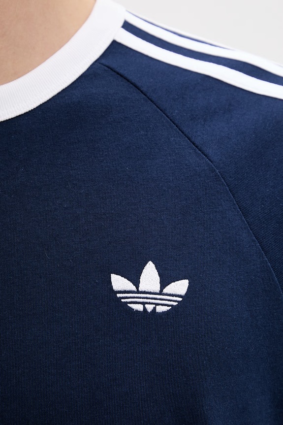 adidas Originals t-shirt bawełniany KE3536 granatowy
