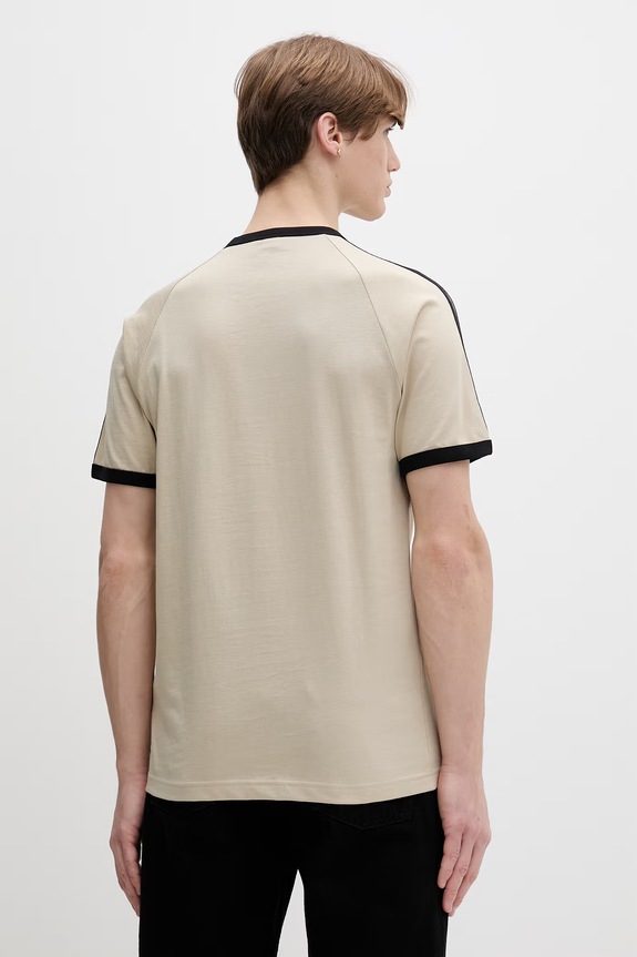 Ρούχα Βαμβακερό μπλουζάκι adidas Originals KE7964 μπεζ