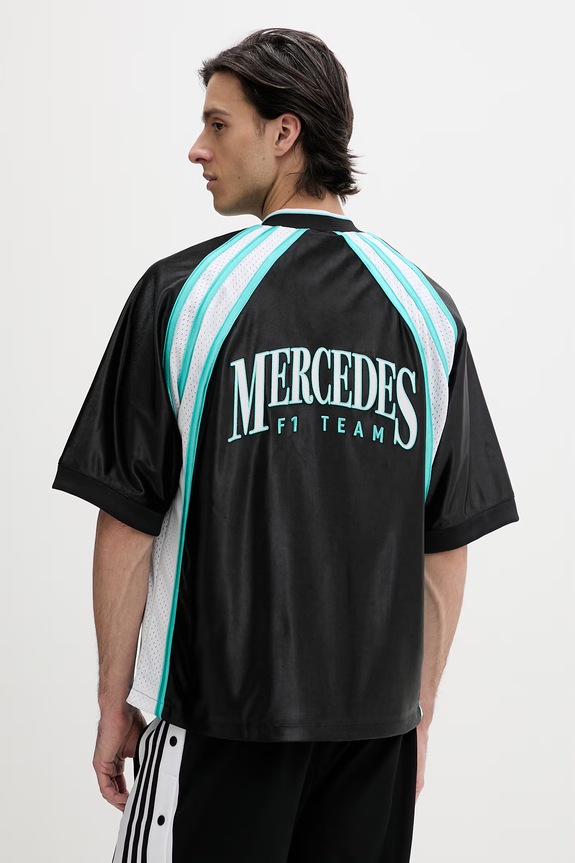 adidas t-shirt x Mercedes pozostałe czarny KG4743