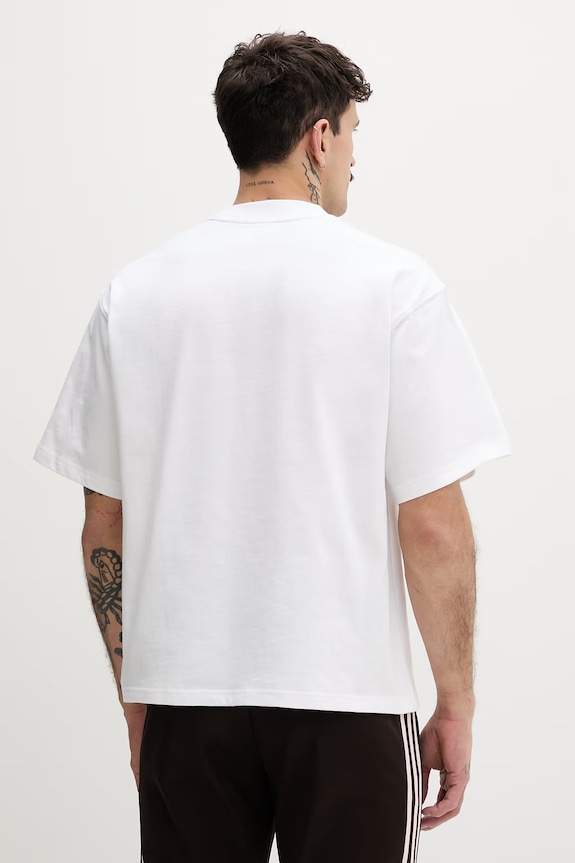 Oblečenie Bavlnené tričko adidas Originals KG6439 biela