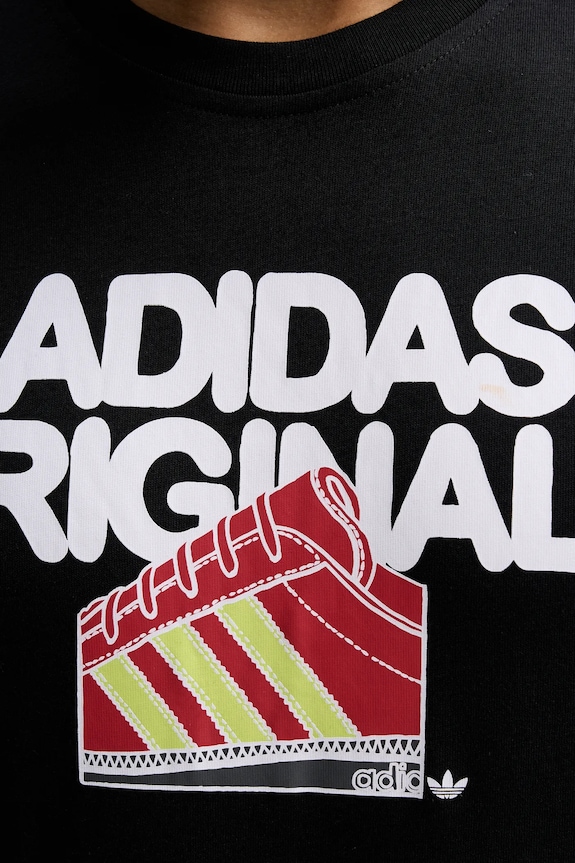 adidas Originals pamut póló KQ9827 fekete