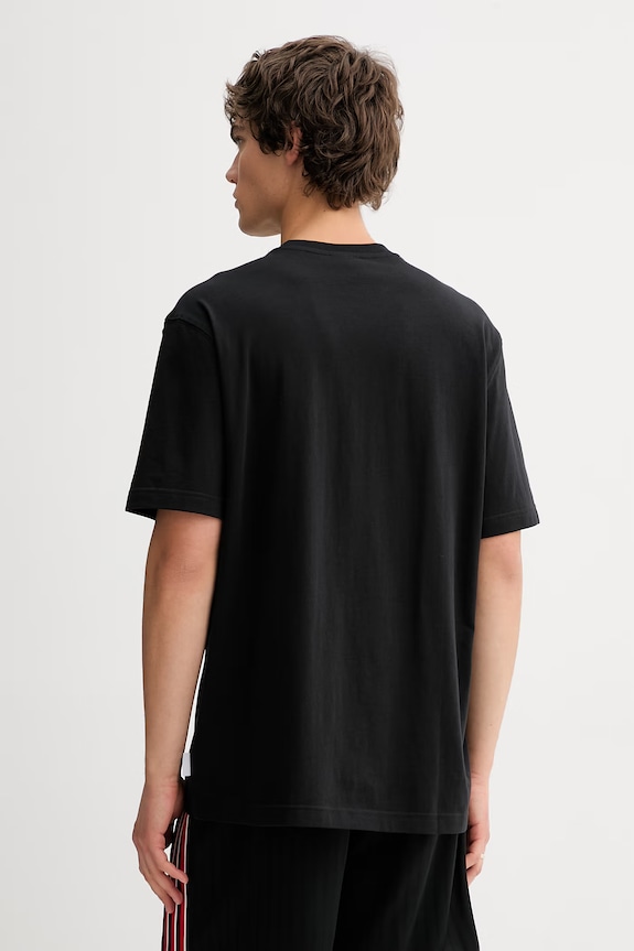 Ρούχα Βαμβακερό μπλουζάκι adidas Originals KS7621 μαύρο