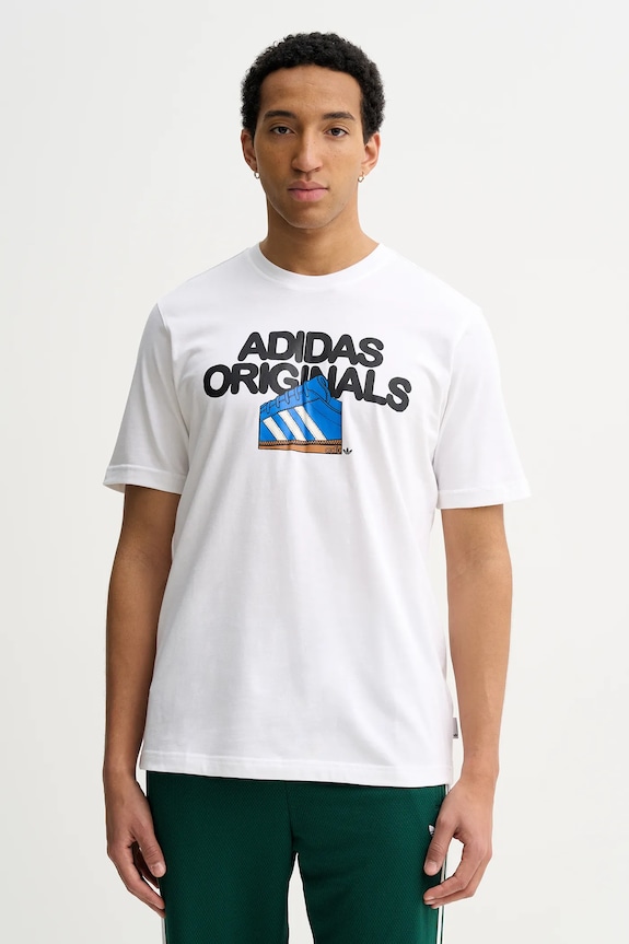 adidas Originals pamut póló pamut fehér KT0488