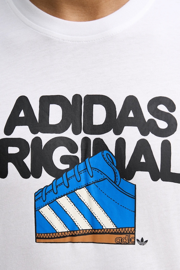 adidas Originals pamut póló KT0488 fehér