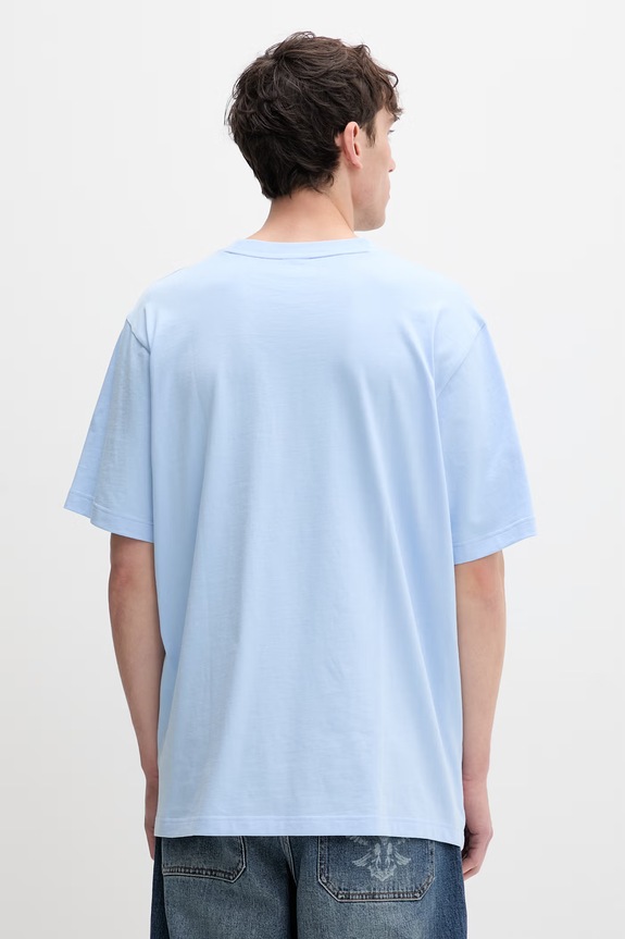 Oblečenie adidas tričko pánske bavlnené KT0554 modrá