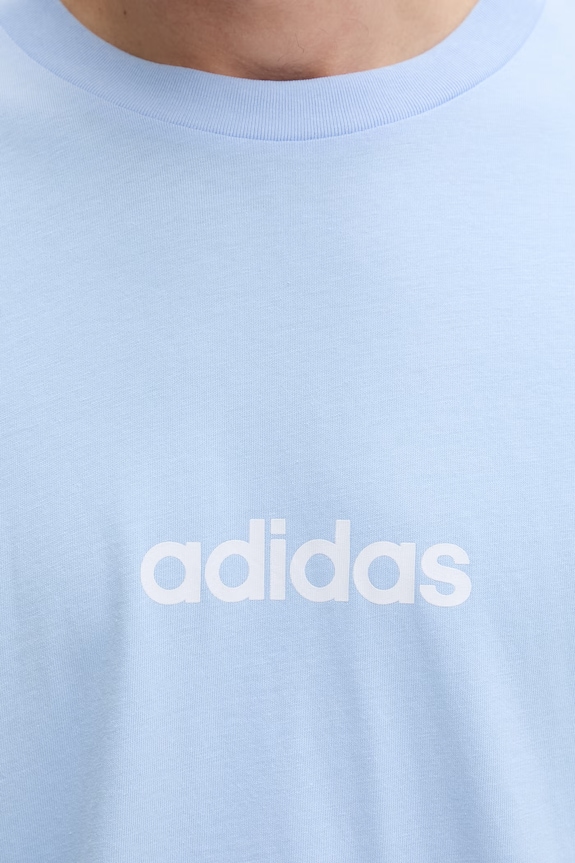 adidas tričko pánske bavlnené KT0554 modrá