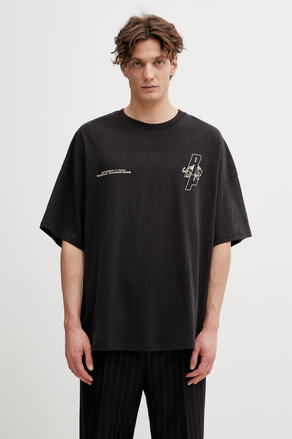 Clothing Puma cotton t-shirt Represent 635798 black