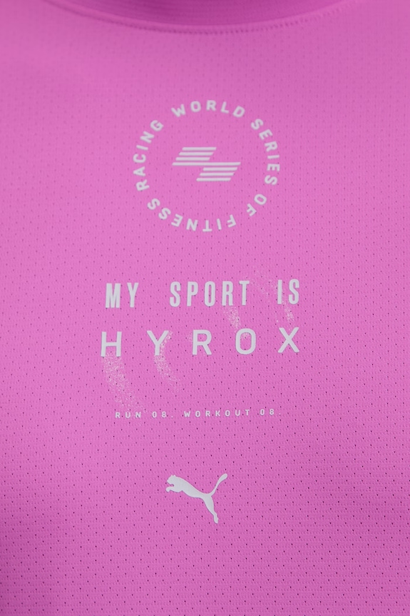 Puma t-shirt treningowy męski Dryelite HYROX 528567 fioletowy
