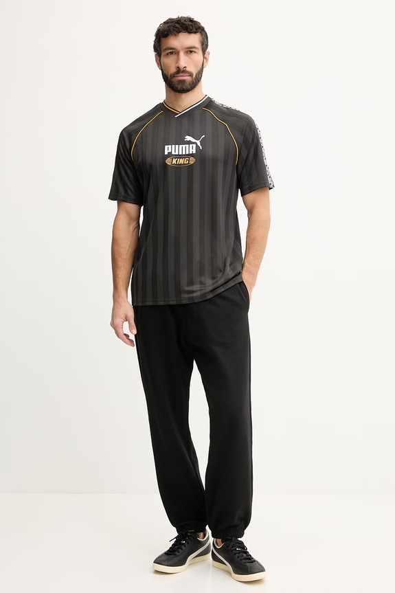 Majica kratkih rukava Puma KING Relaxed Football Jersey 632563 crna SS26