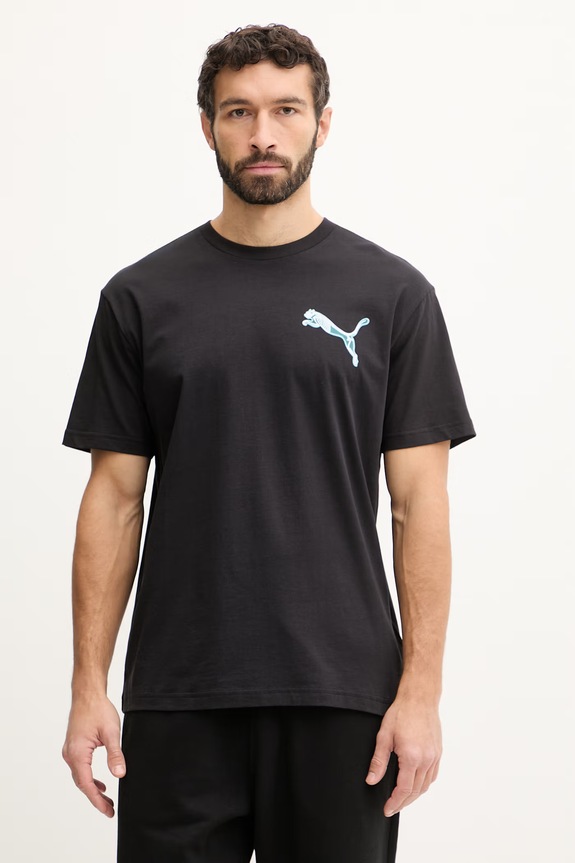 Ruházat Puma pamut póló GRAPHIC X-Ray 634436 fekete