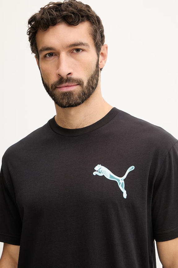 Puma pamut póló GRAPHIC X-Ray fekete 634436