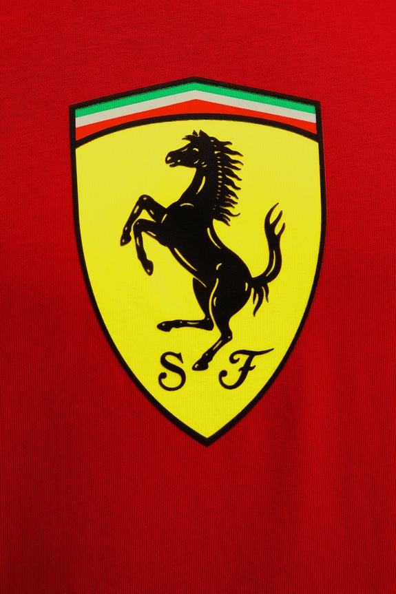Bavlnené tričko Puma Ferrari 635310 červená