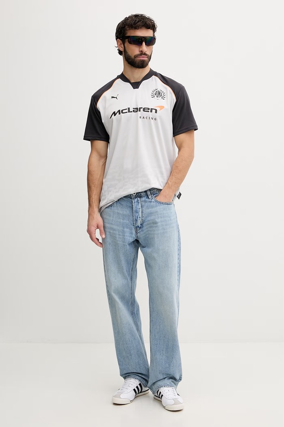 Puma t-shirt Ανδρικό McLaren 637509 γκρί SS26