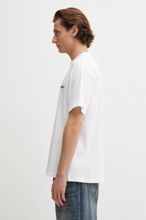 Carhartt WIP cotton t-shirt SS Caps T-Shirt I036012.02XX white SS26