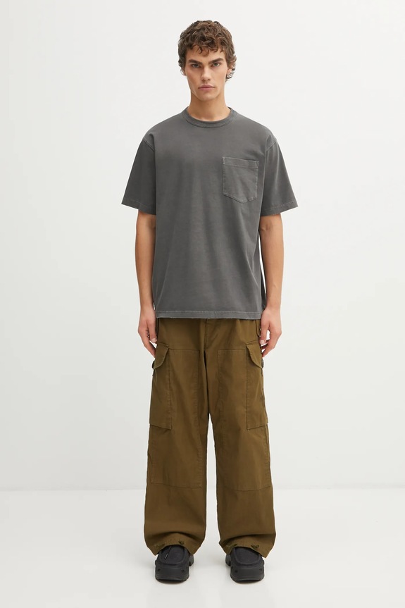 Carhartt WIP t-shirt bawełniany SS Torion Pocket T-Shirt I035957.89B7 szary