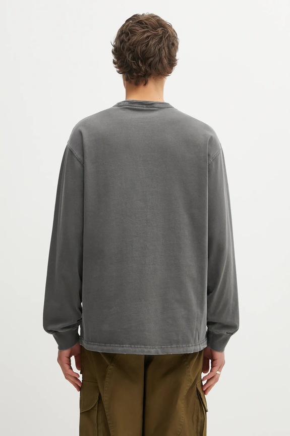 Oblečenie Bavlnené tričko s dlhým rukávom Carhartt WIP LS Torion Pocket T-Shirt I035958.89B7 sivá