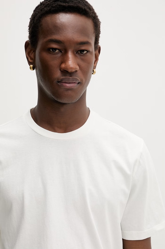 A.P.C. t-shirt Ανδρικό βαμβακερό μπεζ COHBS.M26465