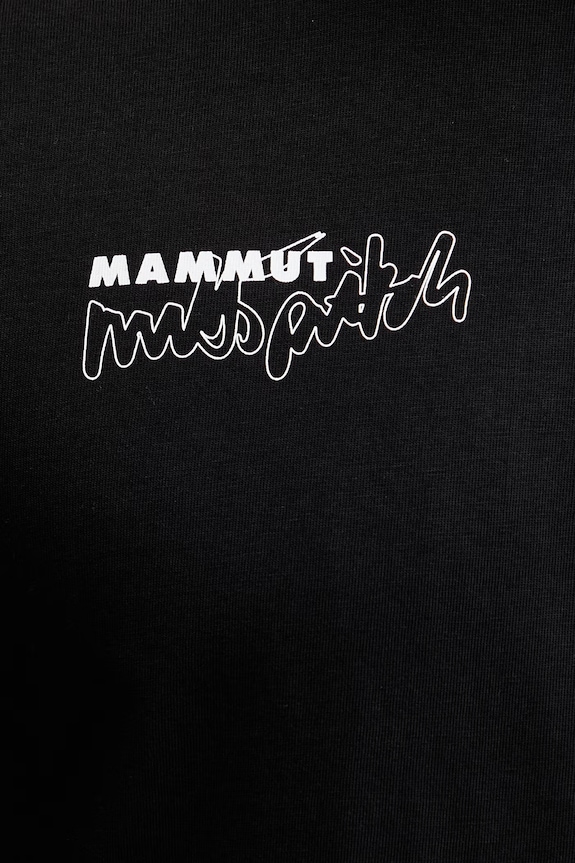 Mammut tričko pánske bavlnené 1017.07600 čierna