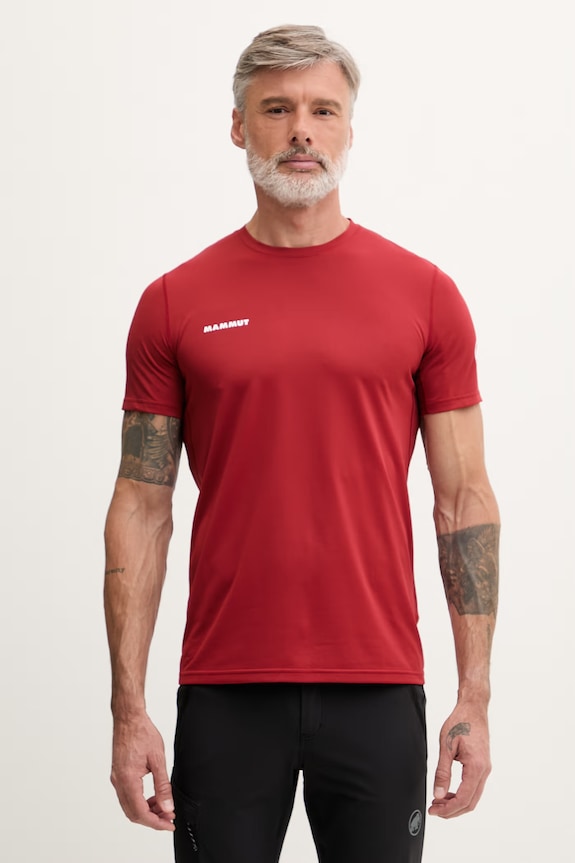 Mammut tričko pánske Selun burgundské 1017.07650