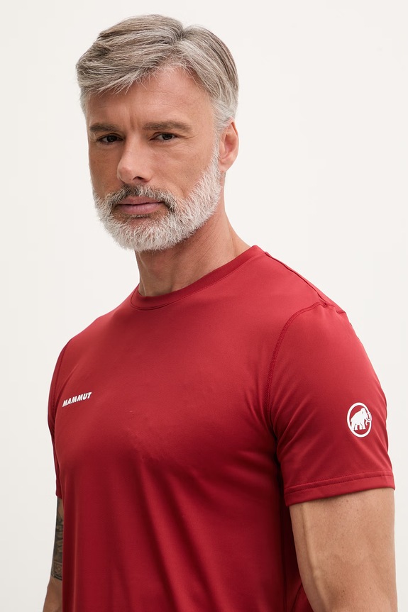 Mammut tričko pánske Selun burgundské 1017.07650