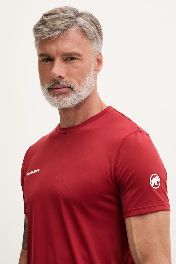 Mammut tričko pánske Selun burgundské 1017.07650