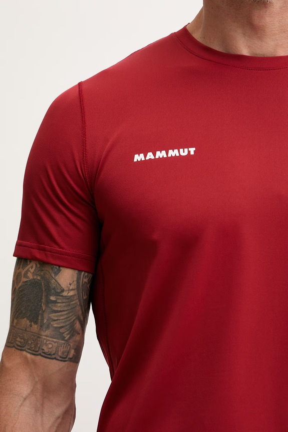 Mammut tričko pánske Selun 1017.07650 burgundské