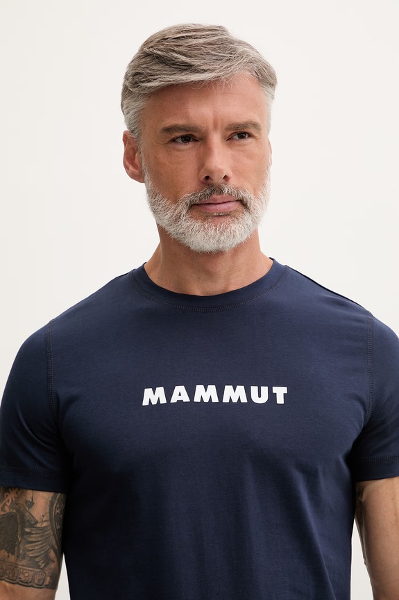 Mammut tričko pánske bavlnené tmavomodrá 1017.07820