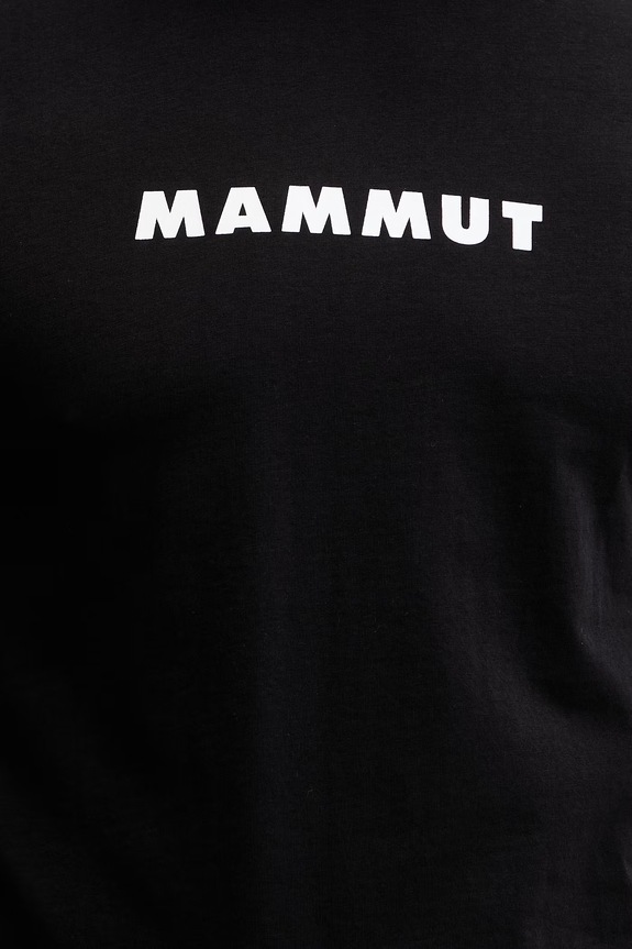 Mammut tričko pánske bavlnené 1017.07820 čierna