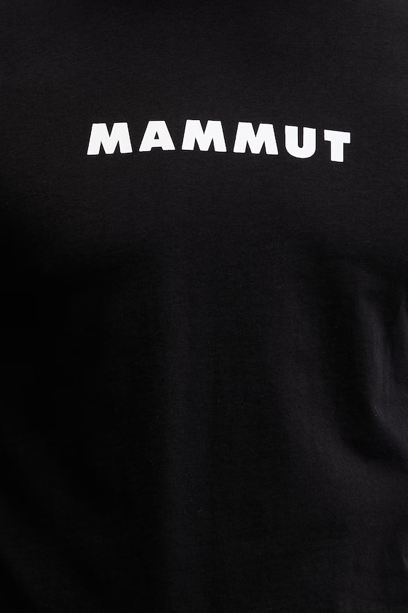 Mammut tričko pánske bavlnené 1017.07820 čierna
