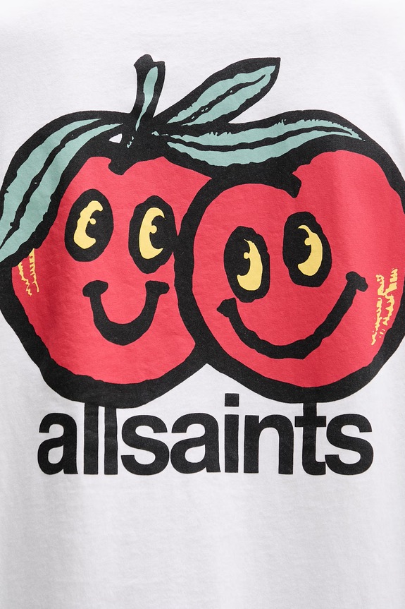 AllSaints T-shirt basic męski bawełniany MUTUAL M113PE beżowy