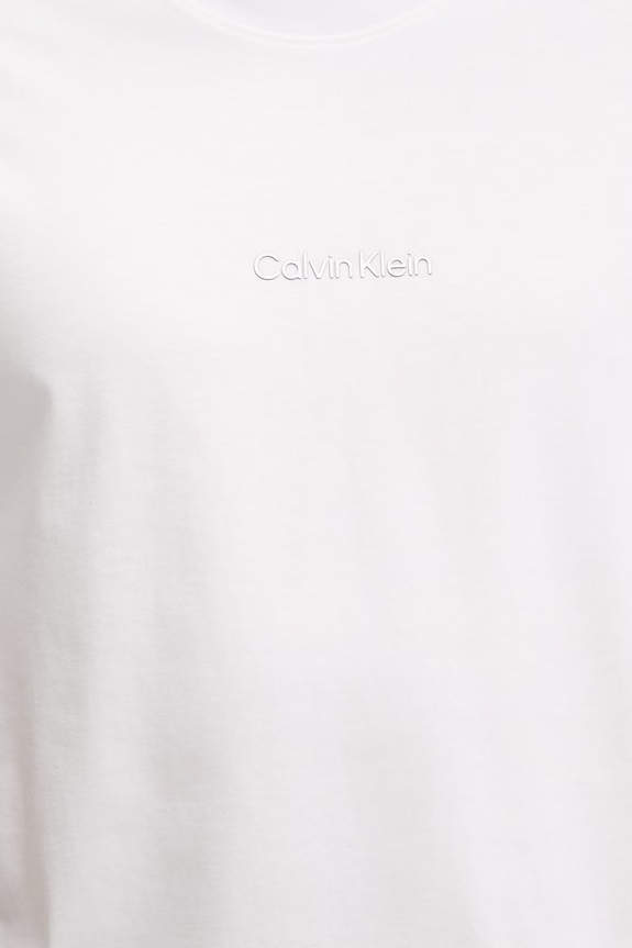 Calvin Klein Performance T-shirt męski z bawełną LVGMS6K100 beżowy