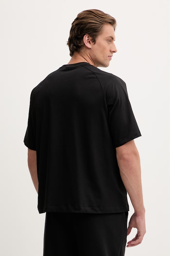 Odzież Calvin Klein Performance T-shirt treningowy męski z bawełną LVGMS6K112 czarny