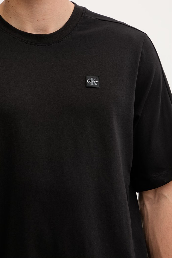 Calvin Klein Performance T-shirt treningowy męski z bawełną LVGMS6K112 czarny